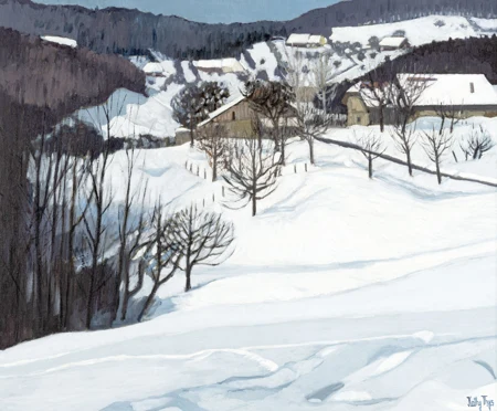 Paysage enneigé
