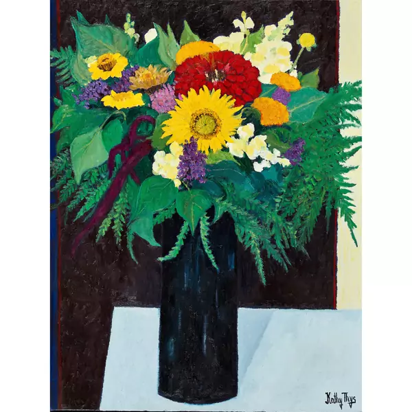 Blumenstrauss in Vase