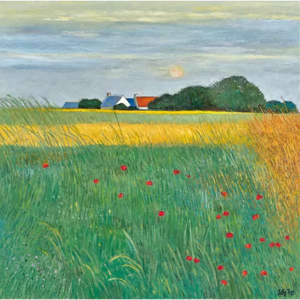 Sommerlandschaft in der Bretagne