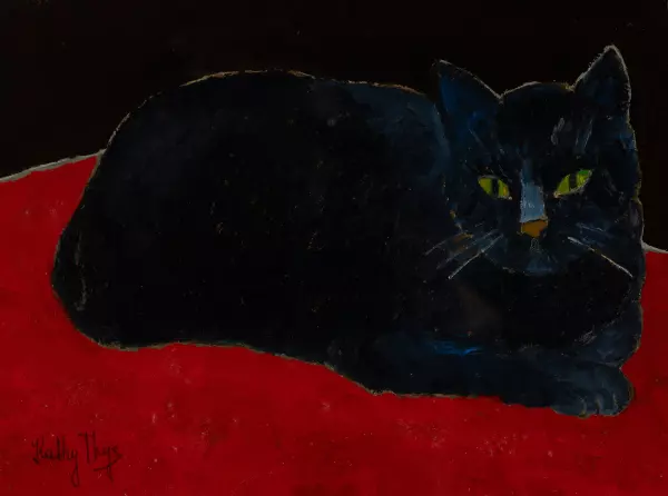 Schwarze Katze