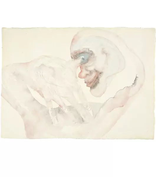 Klaudia Schifferle — Ohne Titel (Gesicht/Figur) — Galerie Kornfeld
