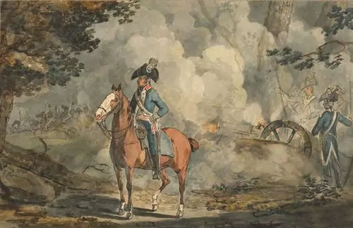 KONRAD GESSNER — Kavallerieszene. 1800. — Koller Auktionen