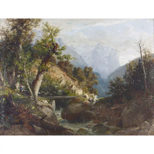 Konrad Grob — "Hasliberg, vis à vis Reichenbach".