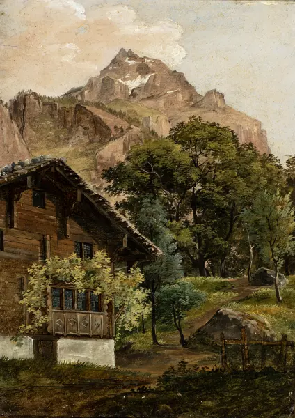 Gebirgslandschaft bei Kandersteg