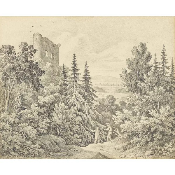 Konstantin Guise — Burg Reichenstein bei Arlesheim.