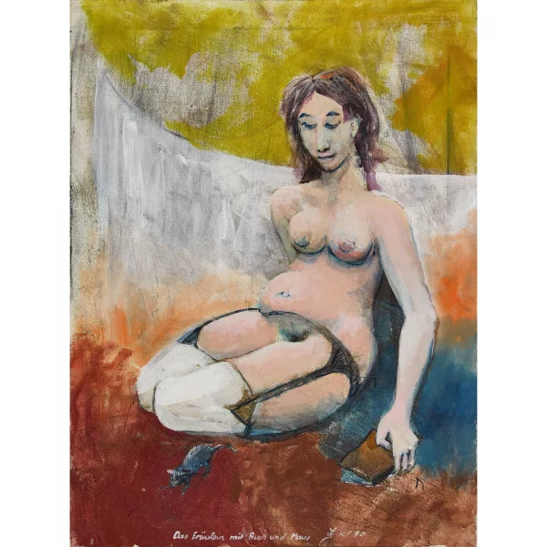 Kurt Fahrner — "Das Fräulein mit Buch und Maus".