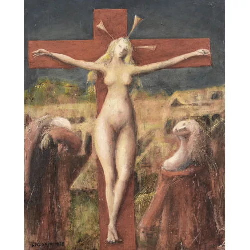 Kurt Fahrner — Gekreuzigte Madonna.