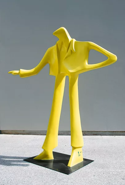 Kurt Laurenz Metzler — Strassenmann, aus der Serie "Strassenmänner", 1969
