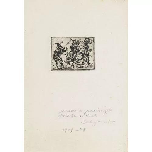 Kurt Seligmann — "Sans titre".