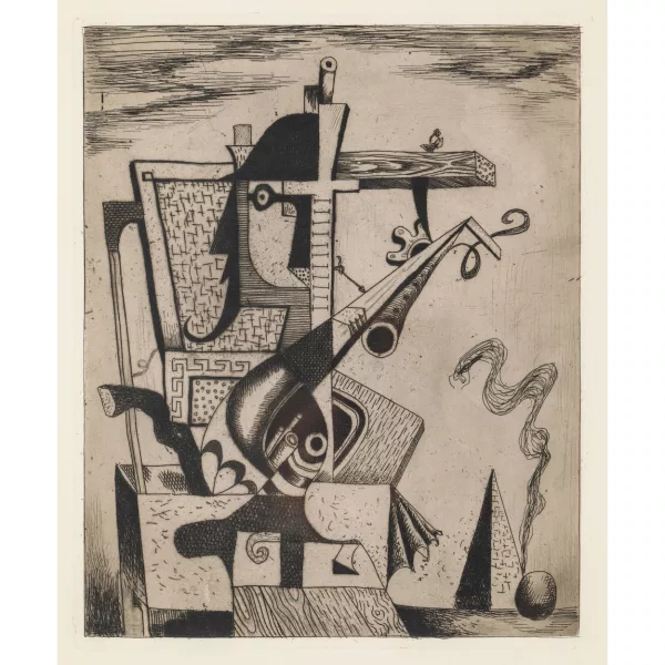 Kurt Seligmann — "Le prestidigitateur".