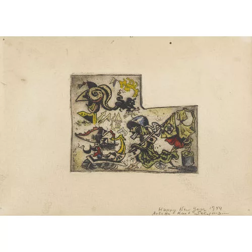 Kurt Seligmann — "Sans titre".