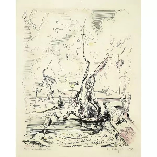 Kurt Seligmann — Fantôme du dimanche — Galerie Kornfeld