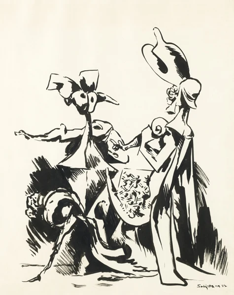 Kurt Seligmann — The Worshipper, 1952