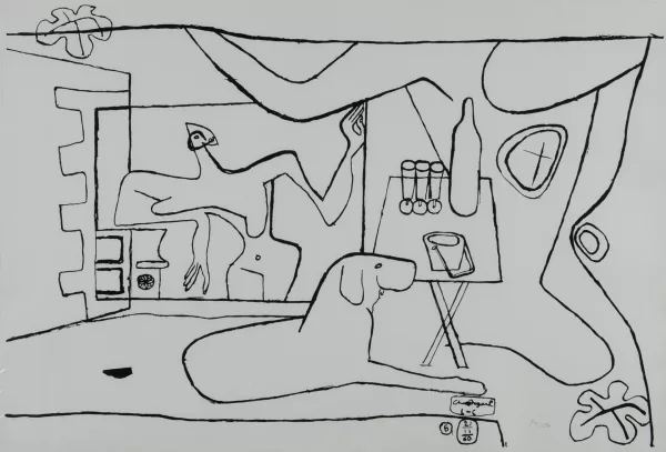 Le Corbusier — Trois verres d'apéritif, 1960