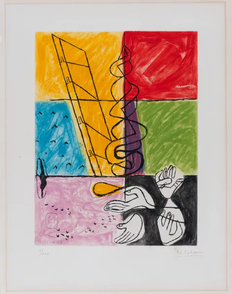 Le Corbusier — Blatt 9 aus "Unité", 1965