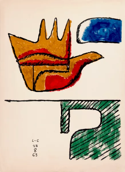 Le Corbusier — La main ouverte, 1963