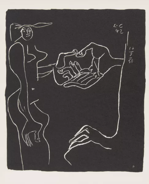 Le Corbusier — 3 Blätter aus "Entre-deux ou propos toujours reliés", 1964