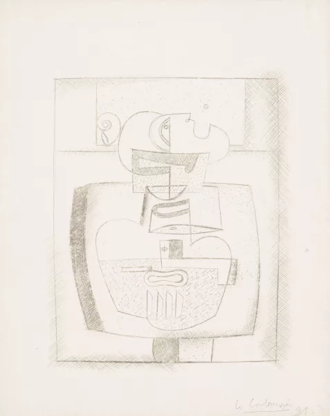 Le Corbusier — Nature morte au masque