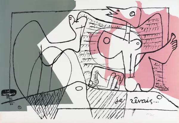 Le Corbusier — Je rêvais, aus "Cortège", 1960