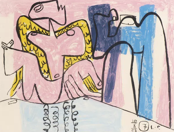 Le Corbusier (1887-1965), "Unité No 7, 10.8.53" — DognyAuction