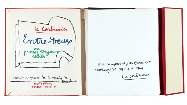 Le Corbusier — Entre-deux ou propos toujours reliés