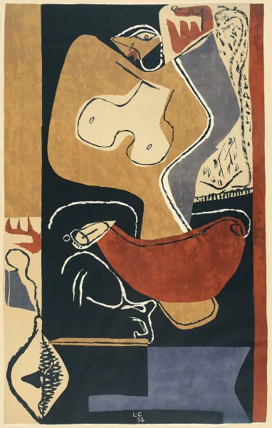 Le Corbusier — Femme à la main levée, 1954