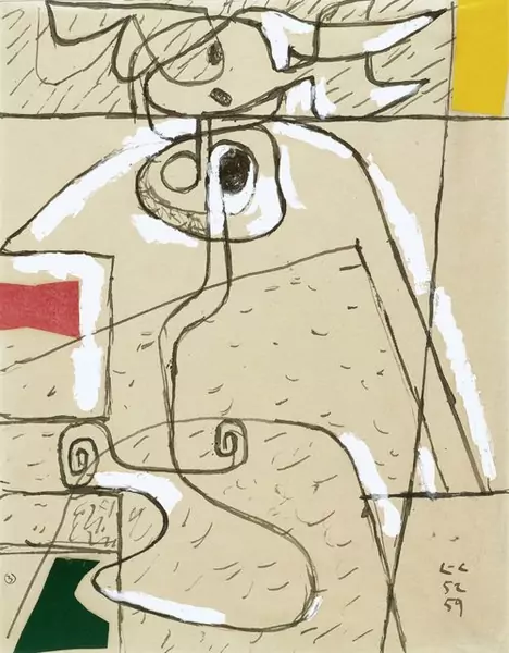 LE CORBUSIER (CHARLES-ÉDOUARD JEANNERET-GRIS) — Figurenkomposition. — Koller Auktionen