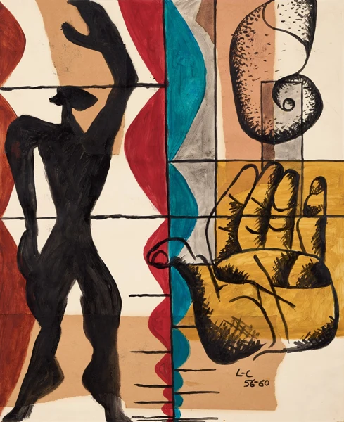 Le Corbusier — Le Modulor, main ouverte et coquillage, 1960