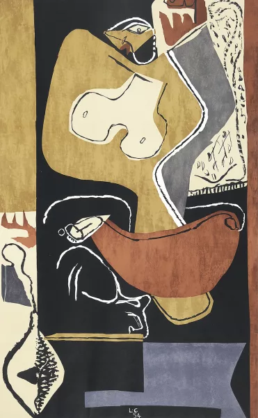 Le Corbusier — Femme à la main levée, 1954
