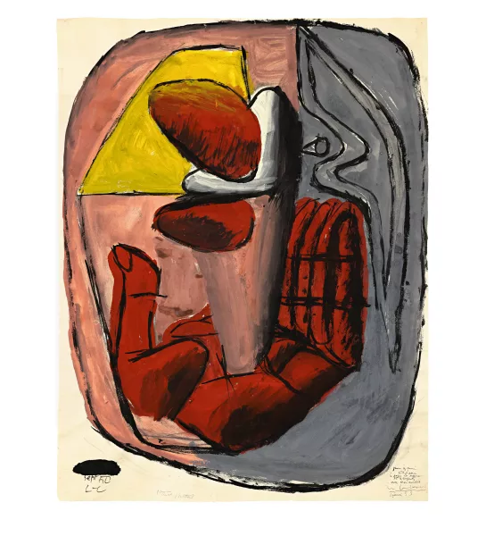Le Corbusier — Étude de sculpture avec main