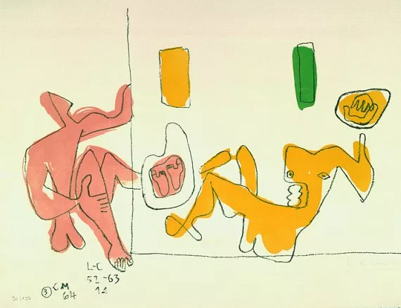 Le Corbusier — Se touchent les pieds