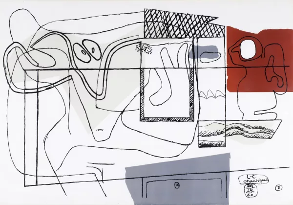 Le Corbusier — Abraça, aus "Cortège", 1960