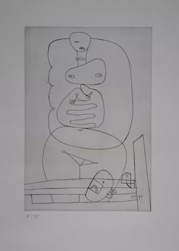 Le Corbusier — Cinq femmes Nr. 4 "L'allegresse", 1953