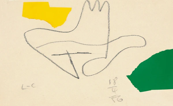 Le Corbusier — Sans titre (Main), 1956