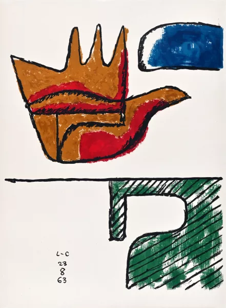 Le Corbusier — La main ouverte, 1963