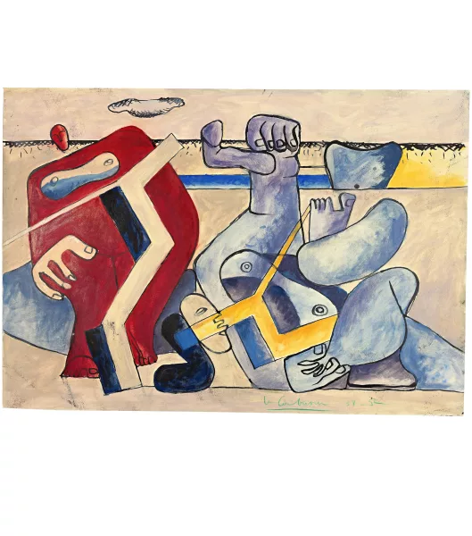 Le Corbusier — Étude pour "Chute de Barcelone"