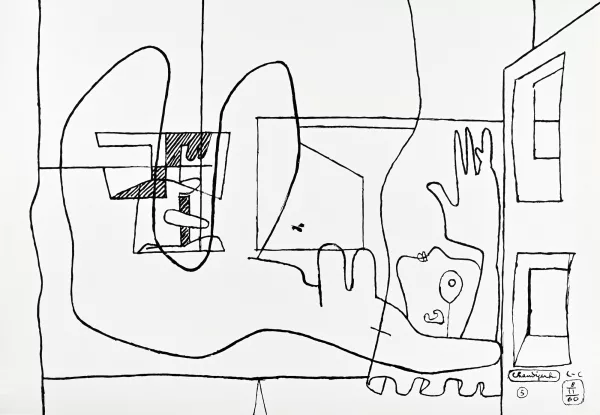 Le Corbusier — Chez soi ..., aus "Cortège ...", 1960