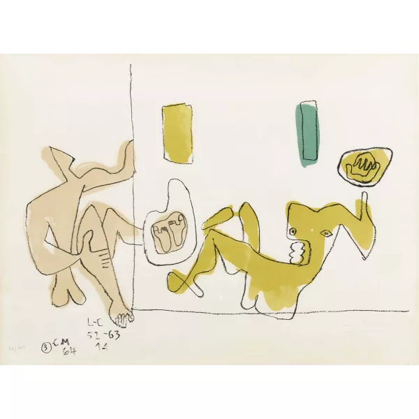 Le Corbusier — "Se touchent les pieds".