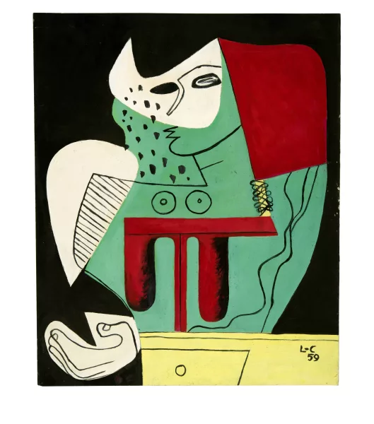 Le Corbusier — Femme en buste sur le thème de "La Pyrénéenne"