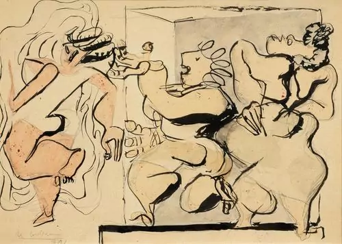 LE CORBUSIER (CHARLES─EDOUARD JEANNERET) — Composition of figures. 1932. — Koller Auktionen