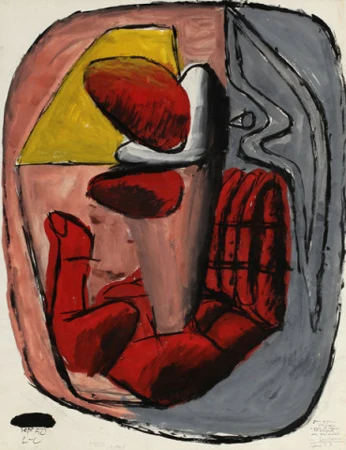 Komposition mit Hand, 1950