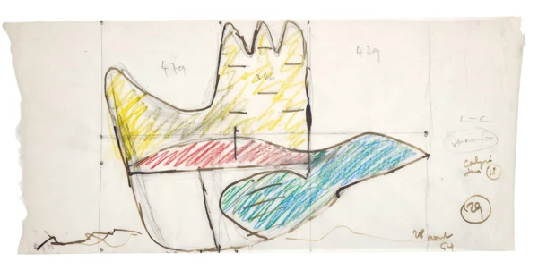 Le Corbusier — La main ouverte, Version G, 1954