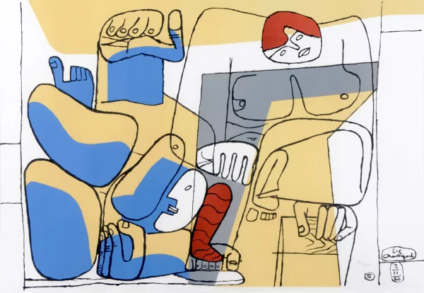 Le Corbusier — 1939 Chute de Barcelone, aus "Cortège", 1960