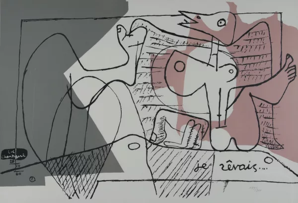 Le Corbusier — Je rêvais, aus "Cortège", 1960