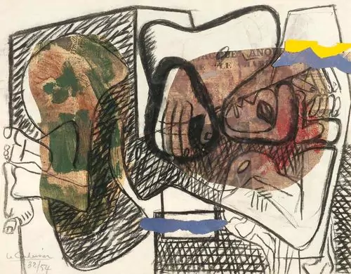 LE CORBUSIER (CHARLES-ÉDOUARD JEANNERET-GRIS) — Komposition. 1954. — Koller Auktionen