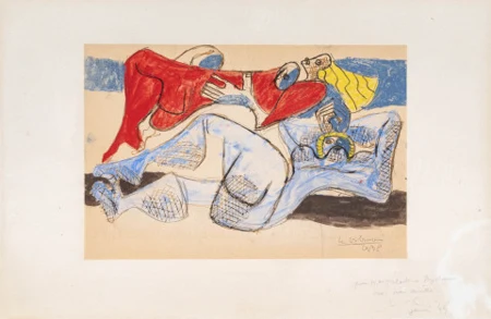 Deux femmes nues étendues, 1938