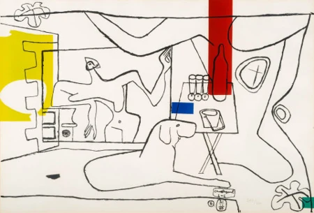 Trois verres d'apéritif, 1960
