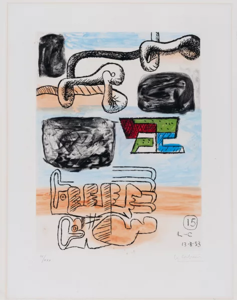 Le Corbusier — Blatt 15 aus "Unité", 1953