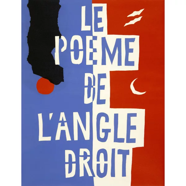 Le Corbusier — Le Poème de l'angle droit Lithographies originales de Le Corbusier. Paris, Tériade Éditeur, 1955