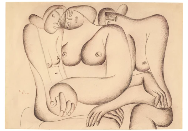 Le Corbusier — Trois femmes aux mains croisées, 1936/60